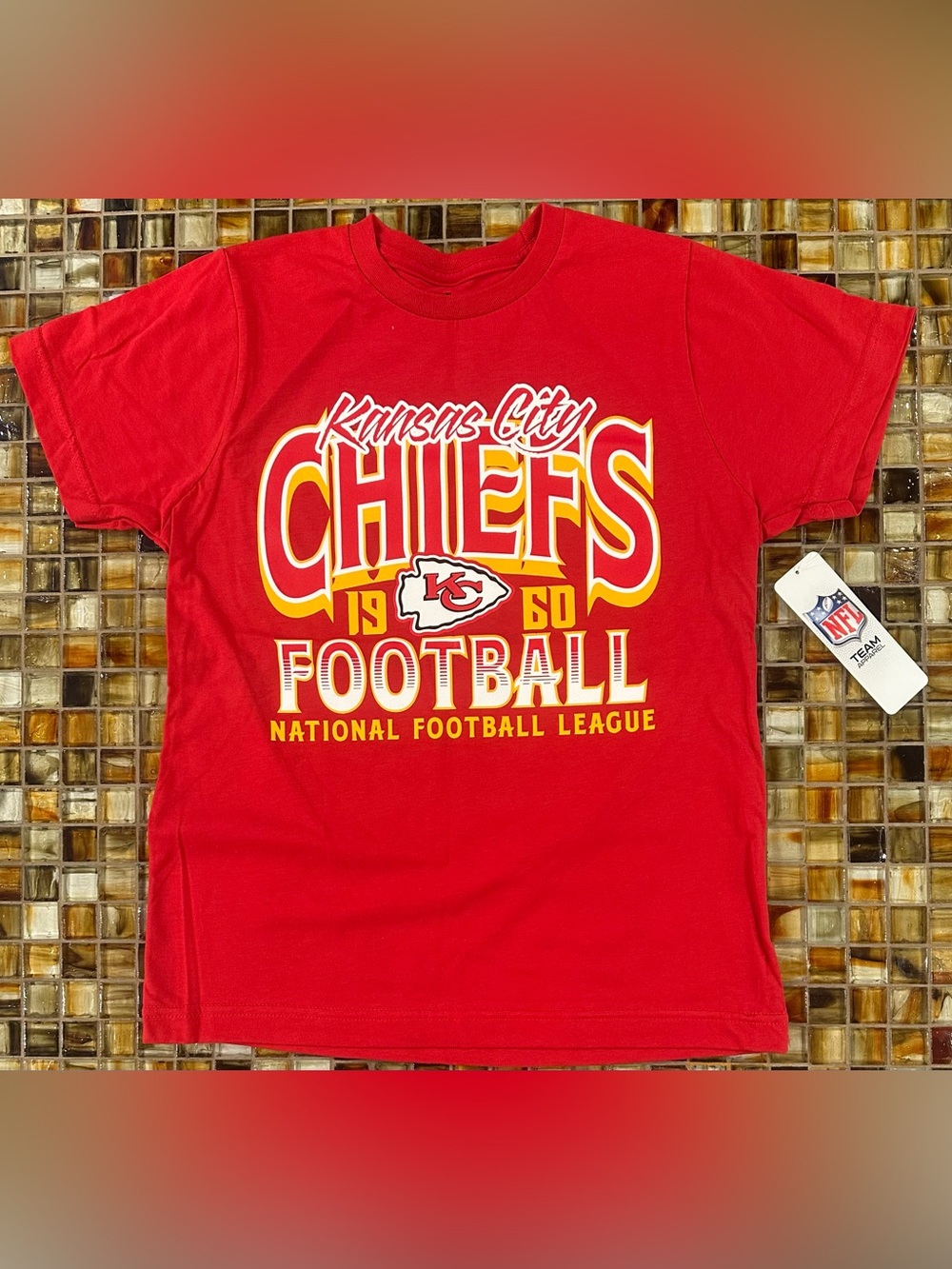 NWT Kansas City Chiefs Short Sleeve T-Shirt~Youth Medium~ NFL Team Apparel